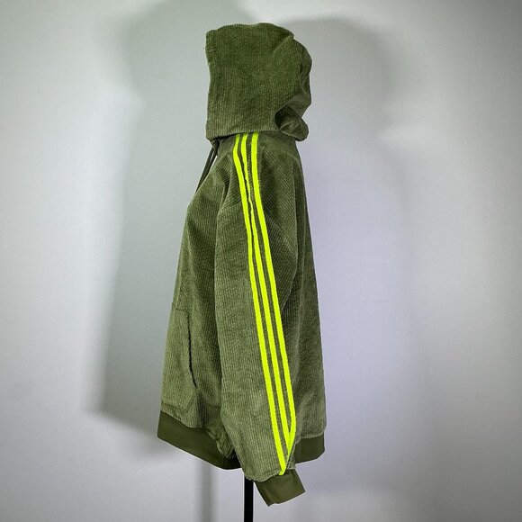 Adidas x Ivy Park Halls of Ivy Corduroy Wild Pine Hoodie NWT - Picture 4 of 7